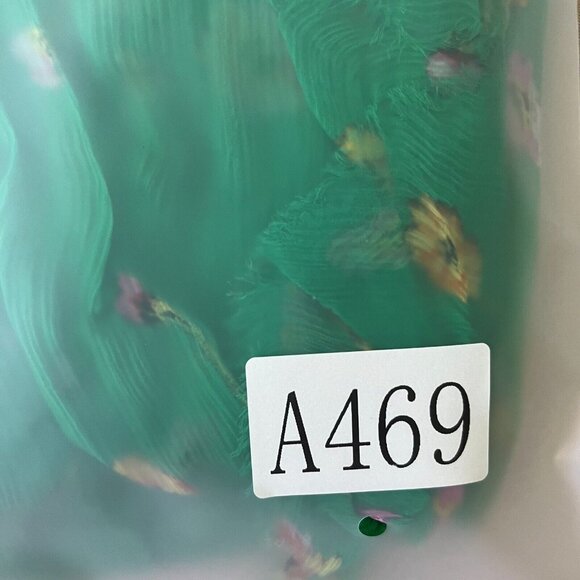 NWOT The Kooples Silk Green Floral Mini Dress Size 2 - Picture 12 of 12